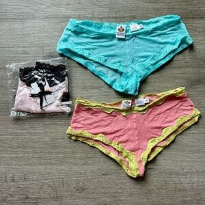 Mary Green Silk Knit Underwear Set (2 pr) Small